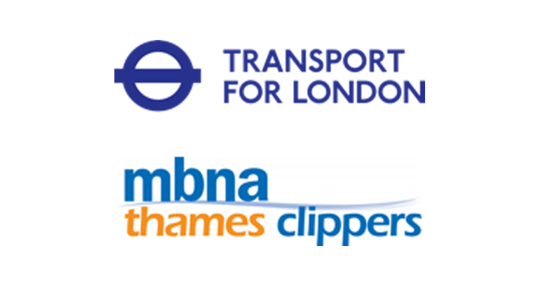 Transport for London & MBNA Clippers logos