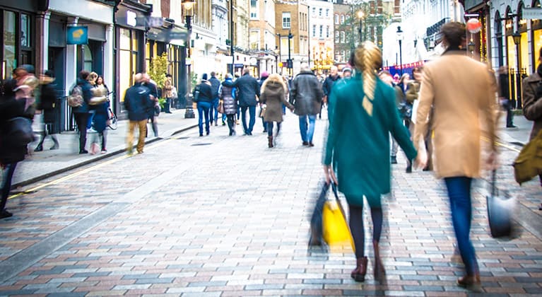 Image of high street shops