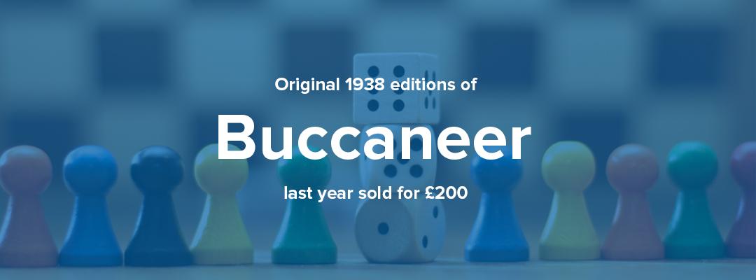 Original 1938 editions of Buccaneer last year sold for £200